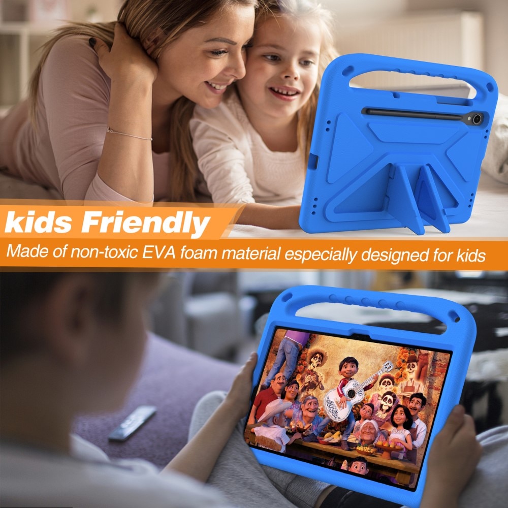 Funda EVA con asa para niños para Samsung Galaxy Tab S7 azul