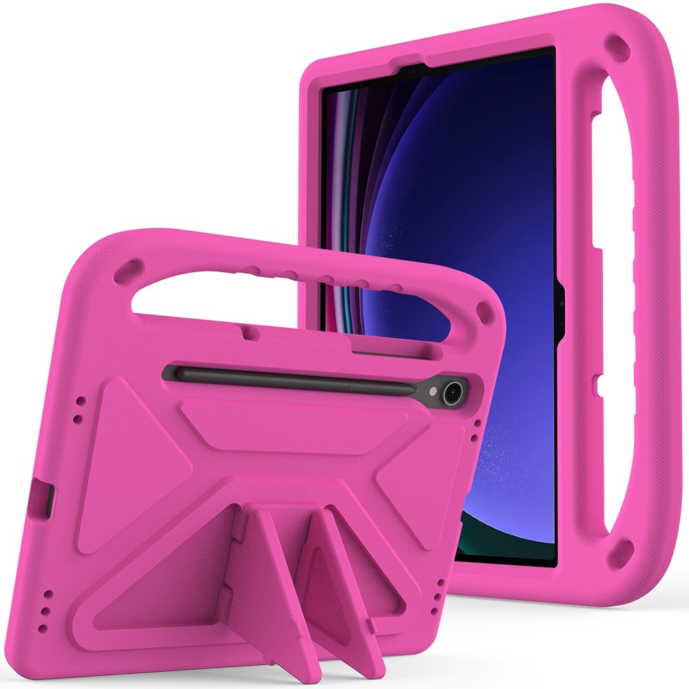 Funda EVA con asa para niños para Samsung Galaxy Tab S9 rosado