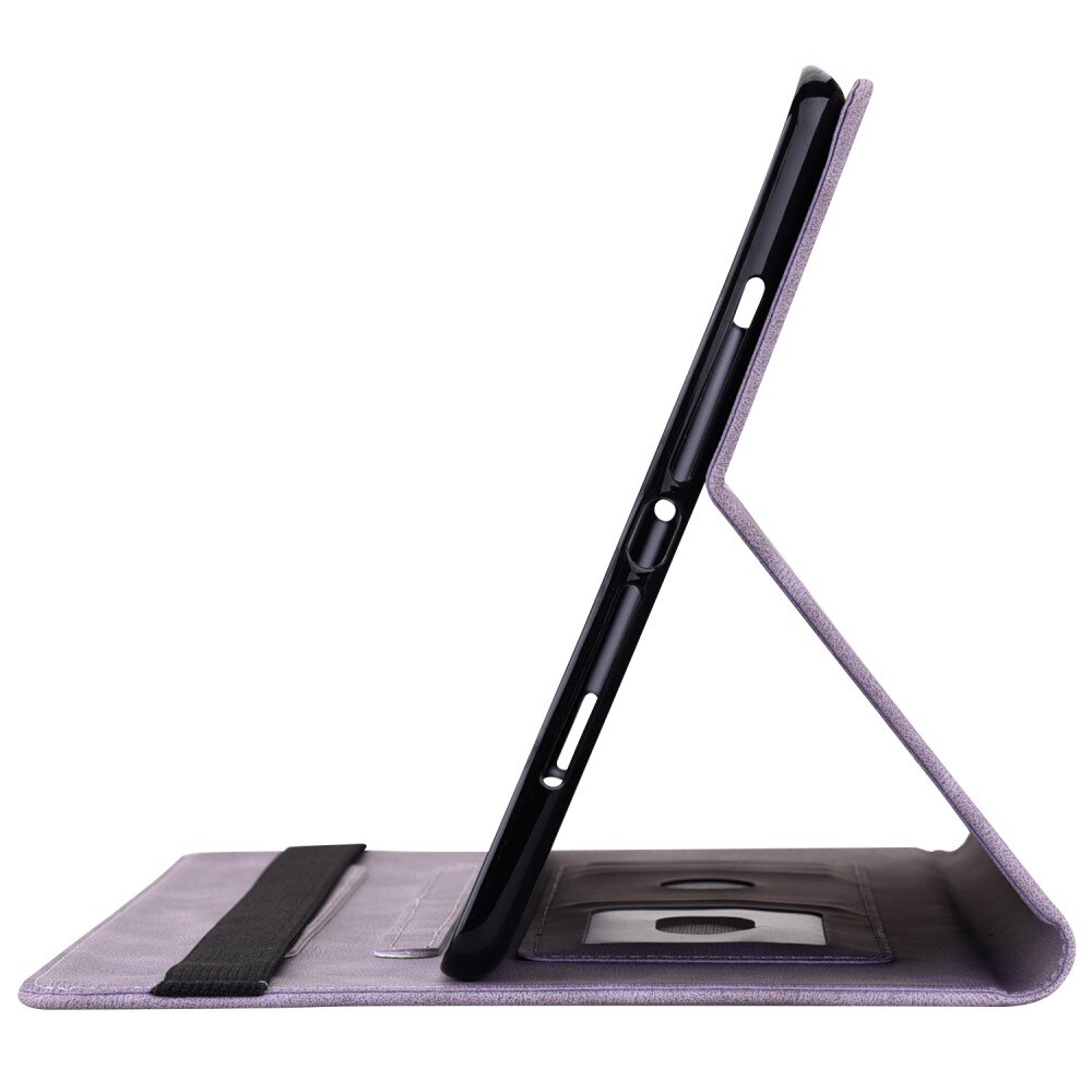 Funda de cuero con mariposas  Lenovo Tab P12 Púrpura