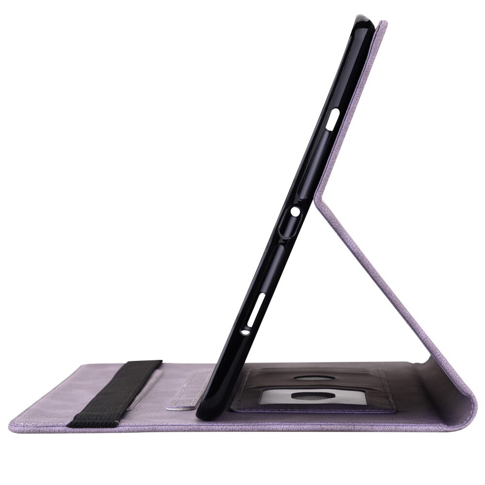 Funda de cuero con mariposas  Lenovo Tab M10 5G Púrpura
