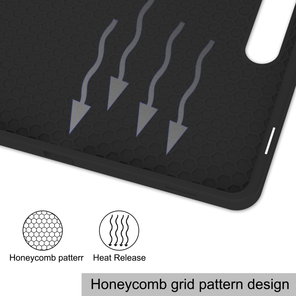 Funda Tri-Fold con portalápices Samsung Galaxy Tab S10 FEs negro