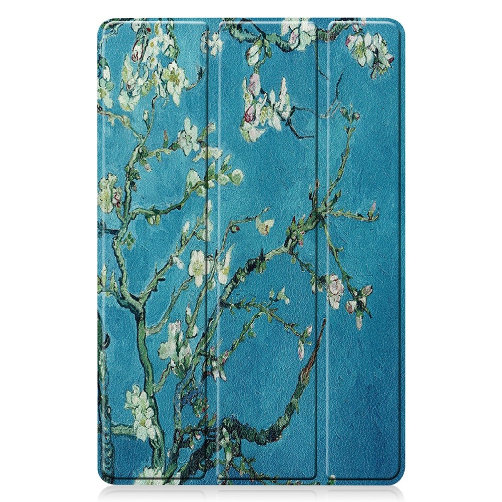 Funda Tri-Fold Samsung Galaxy Tab S9 FE Plus Flores de cerezo