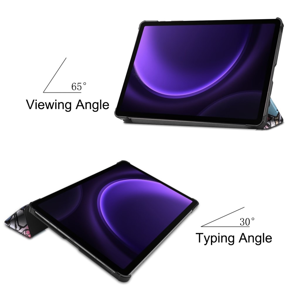 Funda Tri-Fold Samsung Galaxy Tab S9 FE Pintada