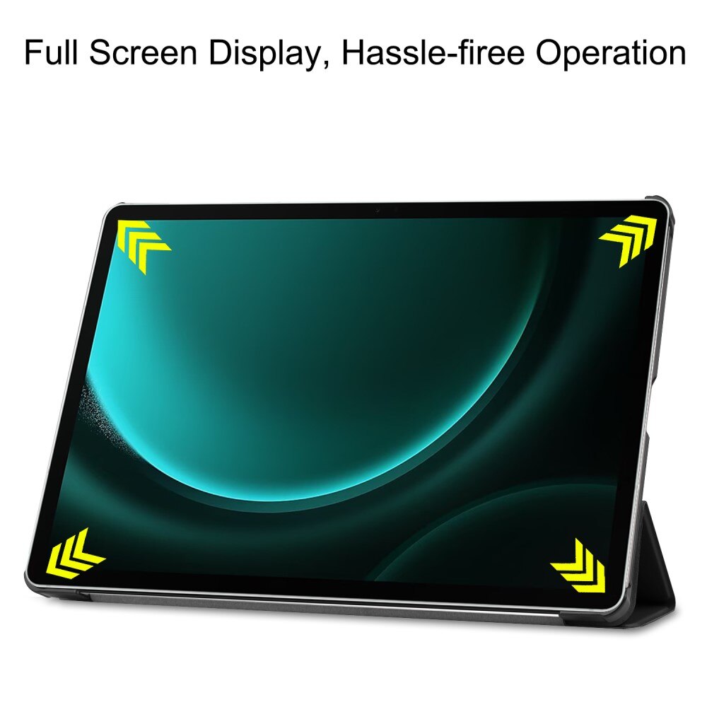 Funda Tri-Fold Samsung Galaxy Tab S9 FE Plus Negro