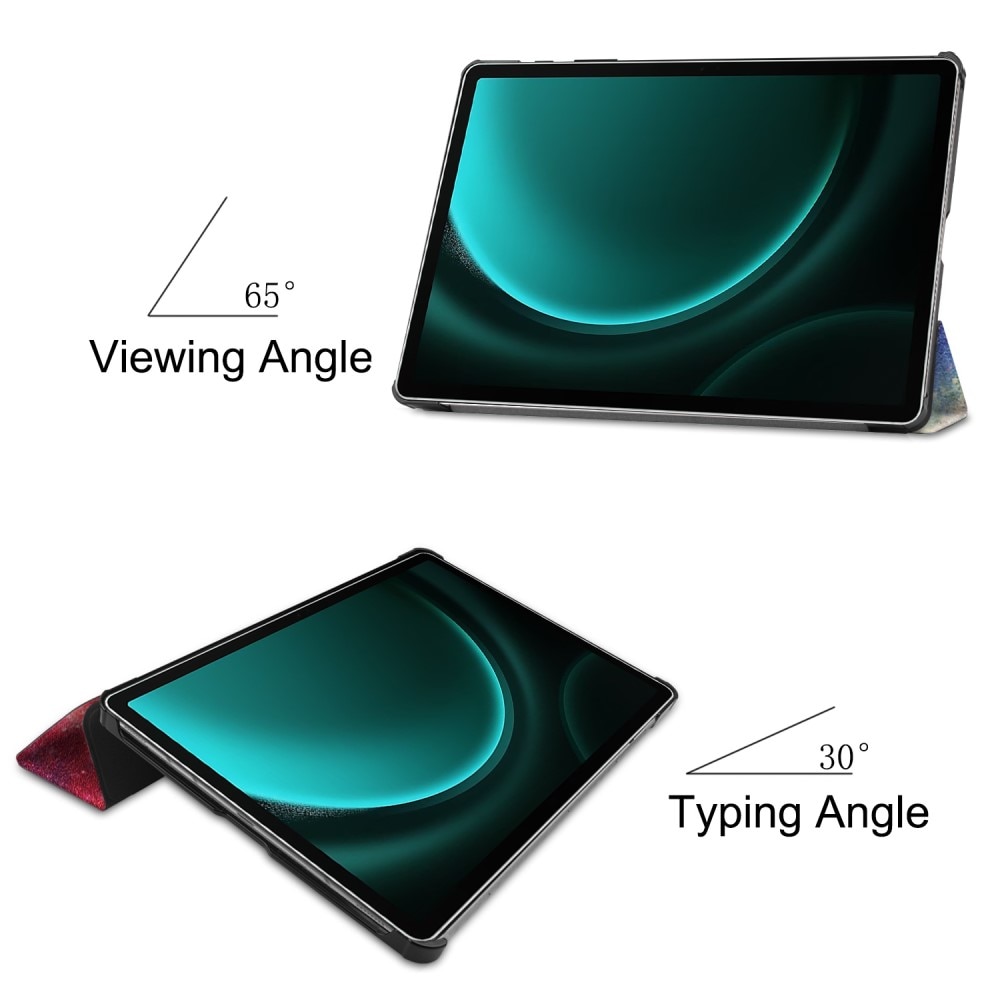 Funda Tri-Fold Samsung Galaxy Tab S9 FE Plus espacio
