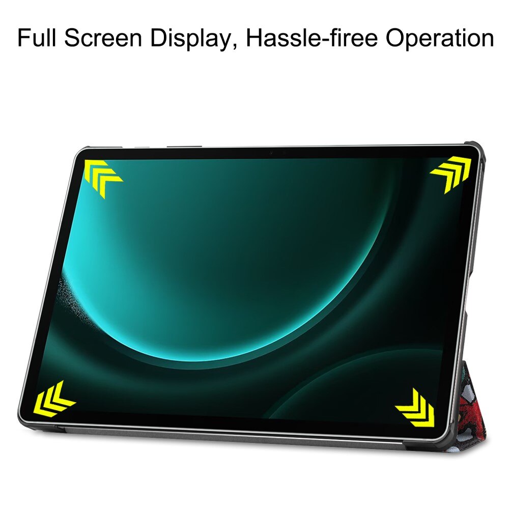 Funda Tri-Fold Samsung Galaxy Tab S9 FE Plus Multi color/patrón