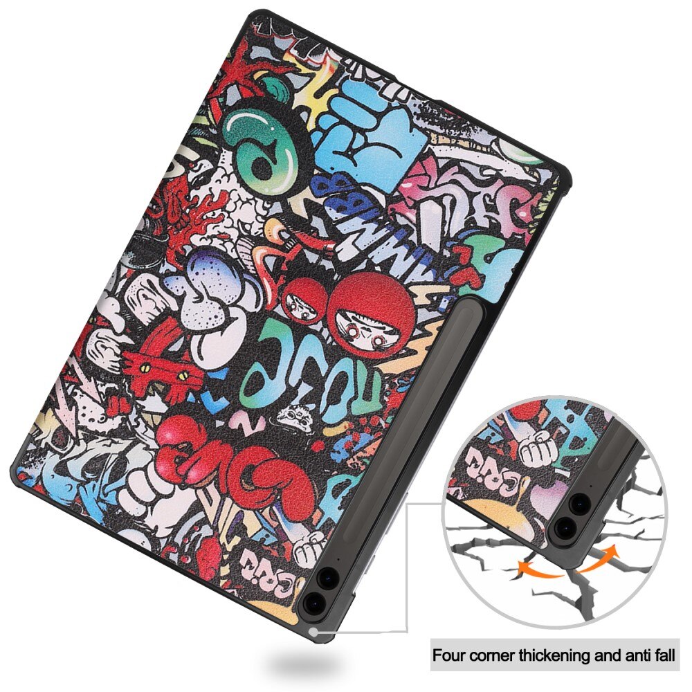 Funda Tri-Fold Samsung Galaxy Tab S9 FE Plus Pintada