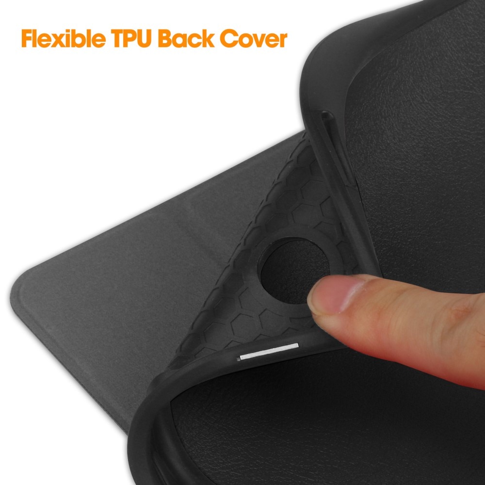 Funda Tri-Fold con portalápices Samsung Galaxy Tab A9 Pluss Negro