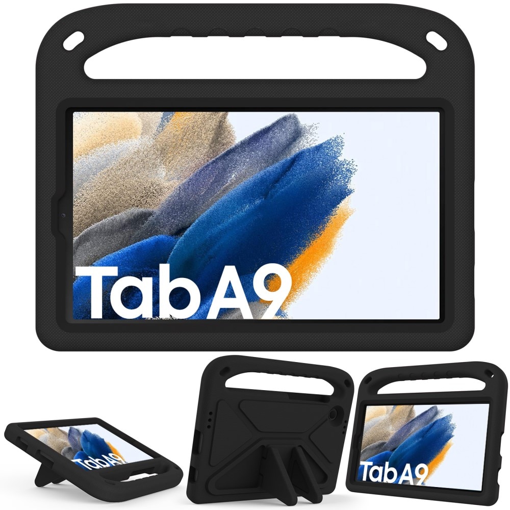 Funda EVA con asa para niños para Samsung Galaxy Tab A9 negro