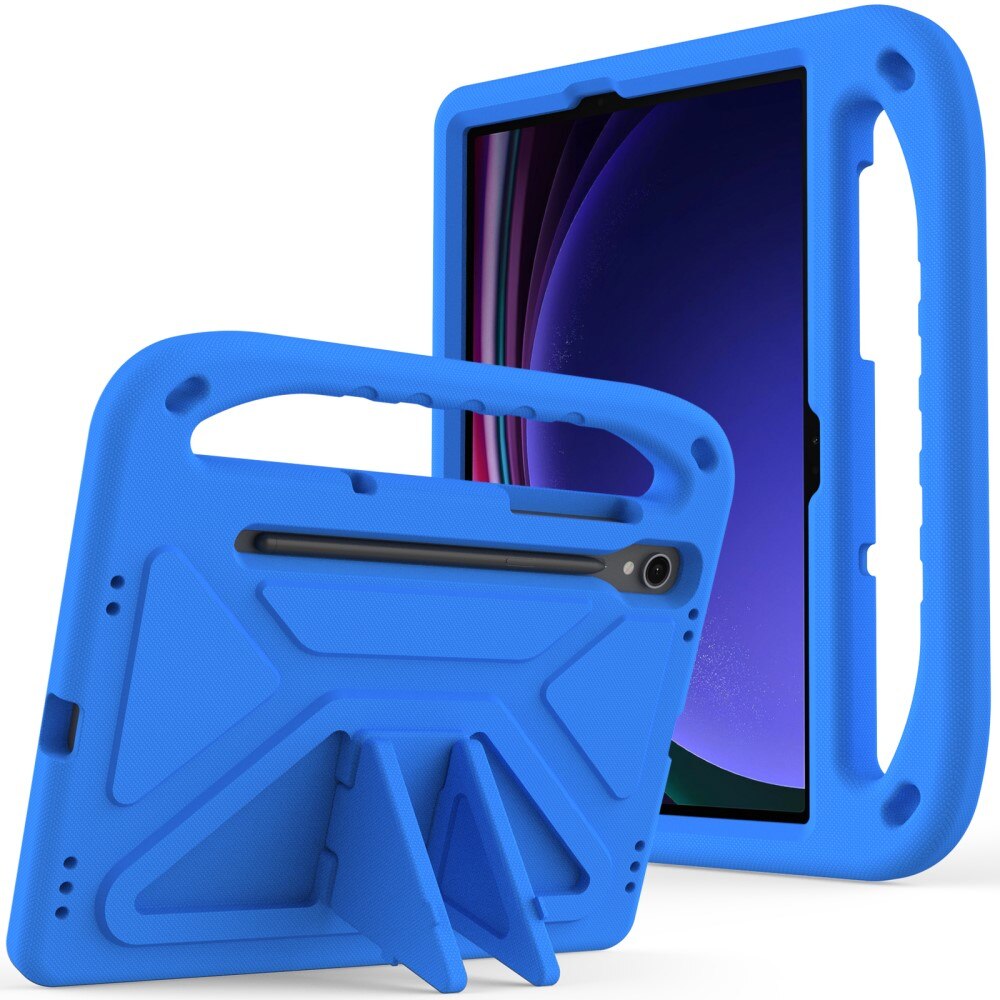 Funda EVA con asa para niños para Samsung Galaxy Tab S10 FE azul