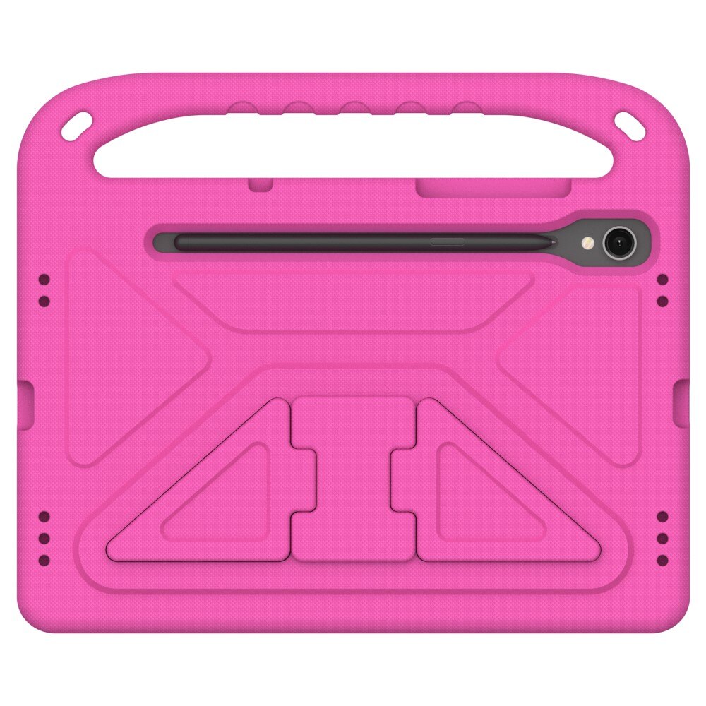 Funda EVA con asa para niños para Samsung Galaxy Tab S10 FE rosado