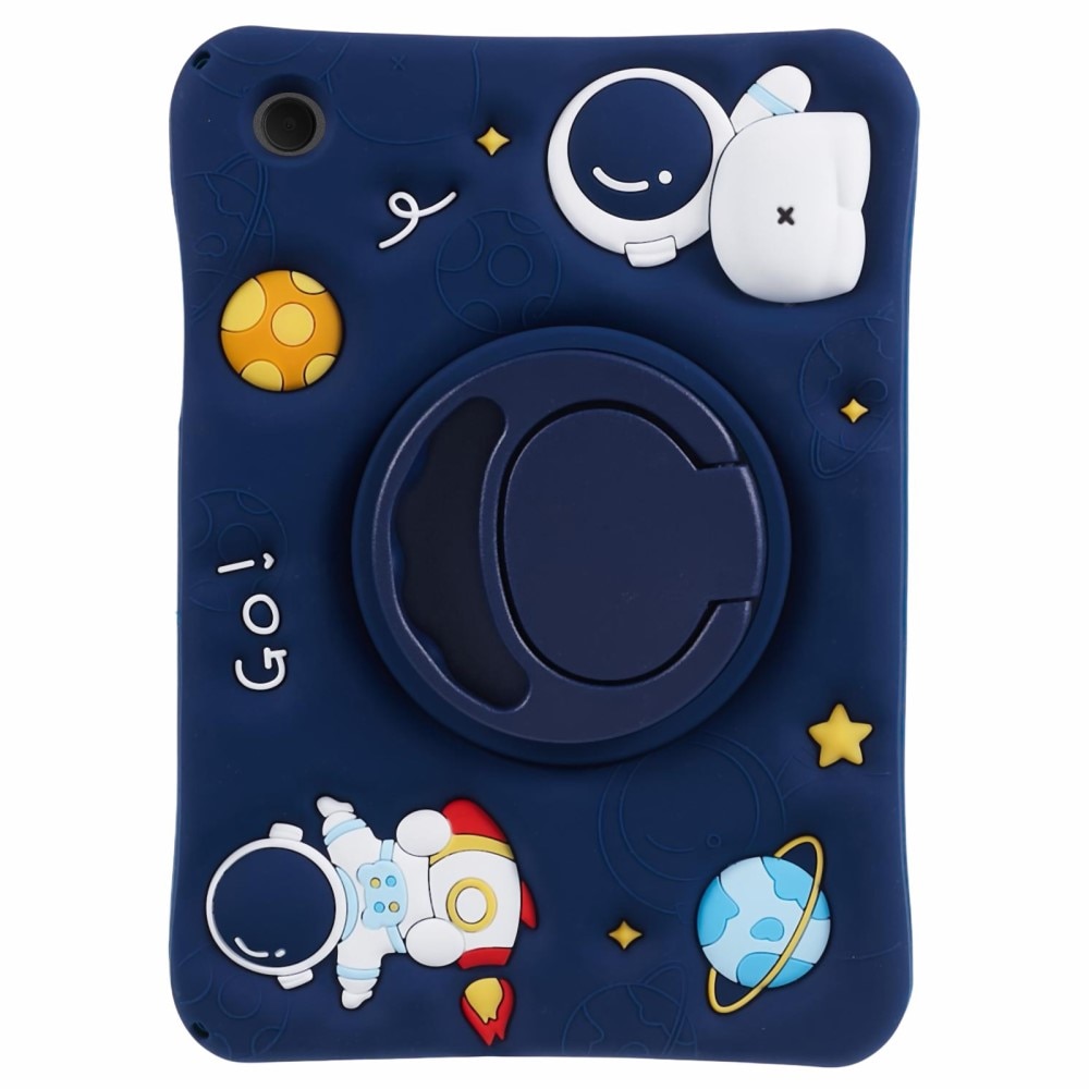 Funda con soporte y correa para el hombro Astronauta Samsung Galaxy Tab A8 azul