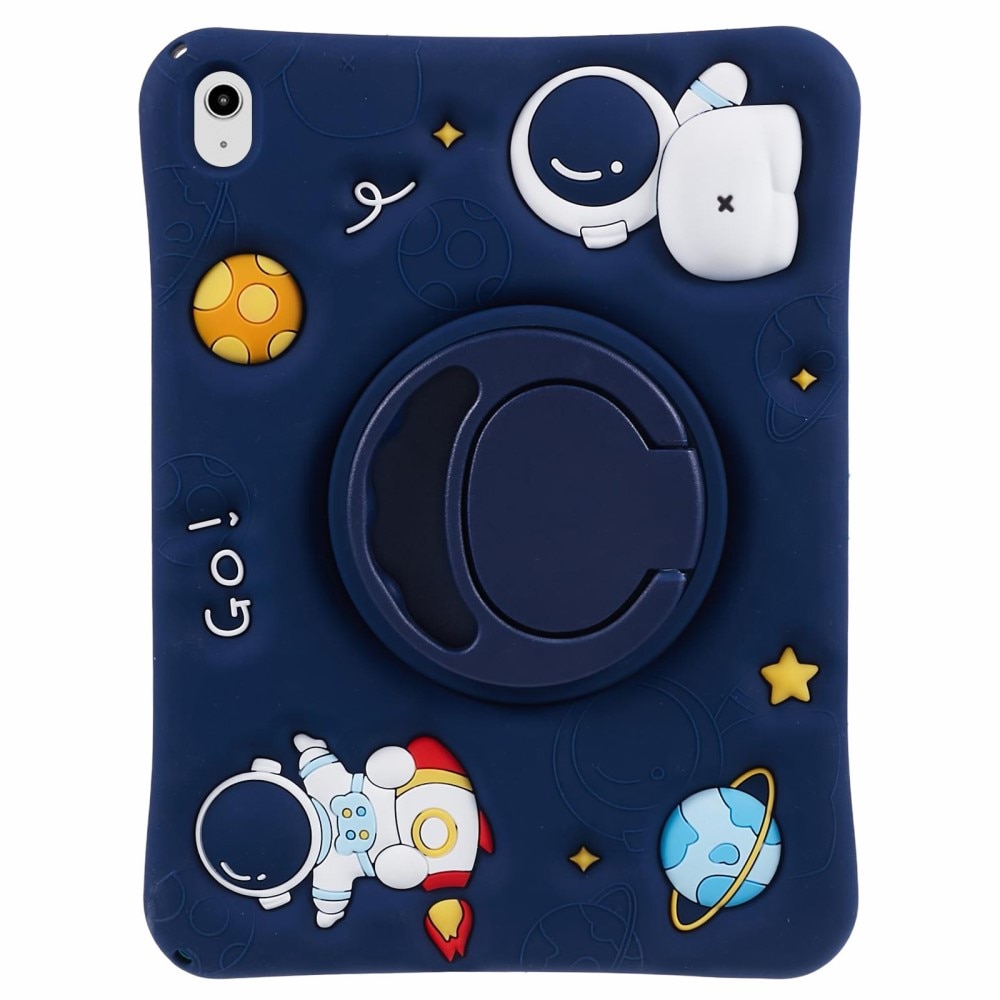 Funda con soporte y correa para el hombro Astronauta Apple iPad 11 11th Gen (2025) azul