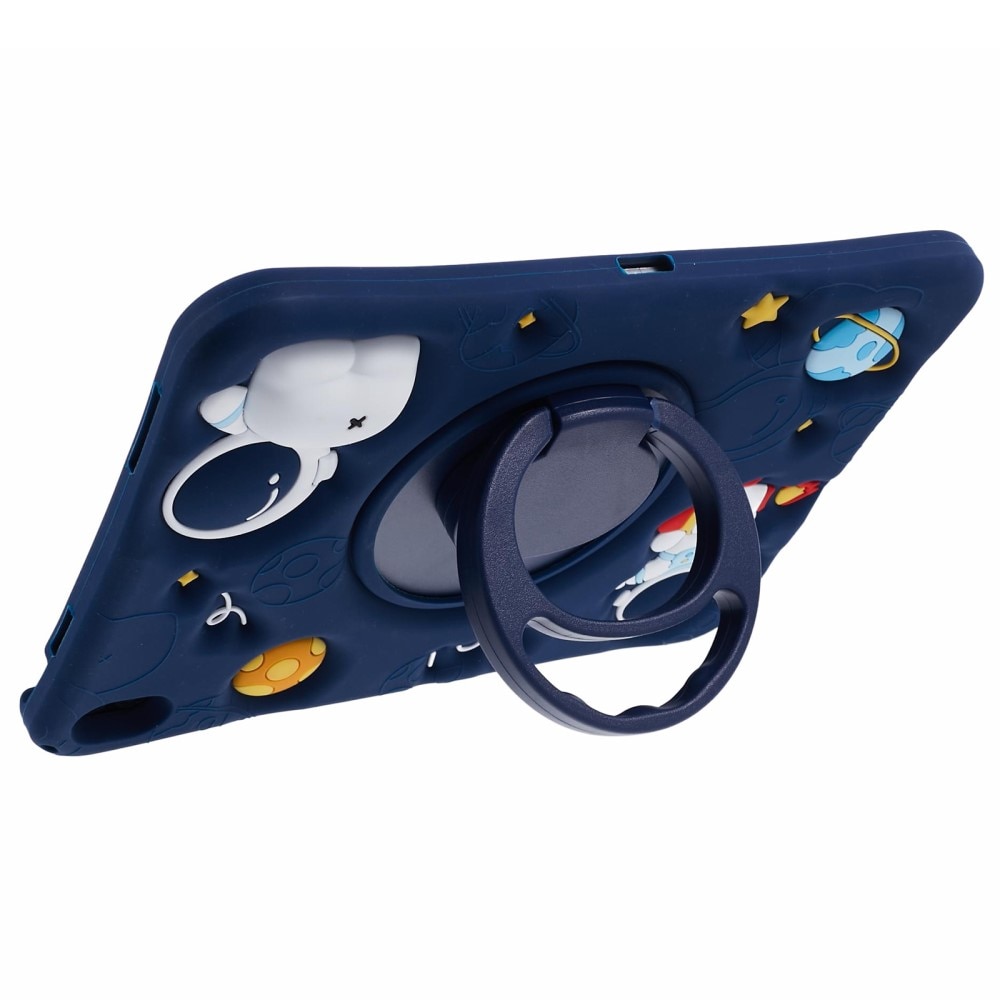 Funda con soporte y correa para el hombro Astronauta Apple iPad 11 11th Gen (2025) azul