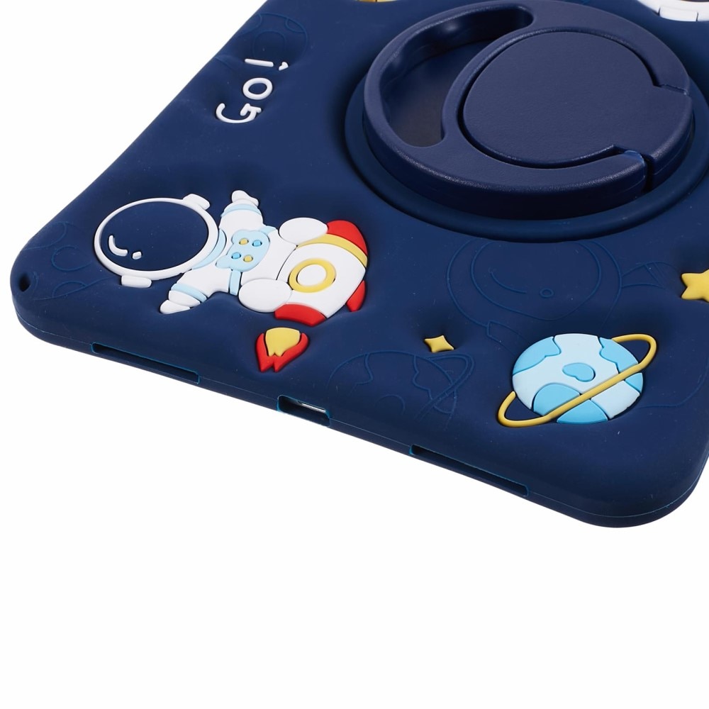Funda con soporte y correa para el hombro Astronauta Apple iPad 11 11th Gen (2025) azul