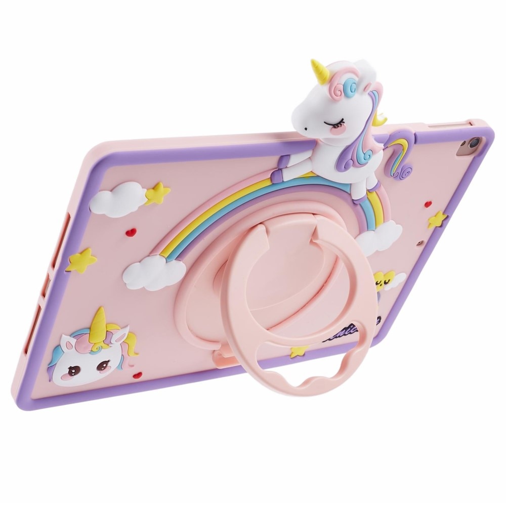 Funda con soporte Unicornio iPad 10.2 9th Gen (2021) rosado