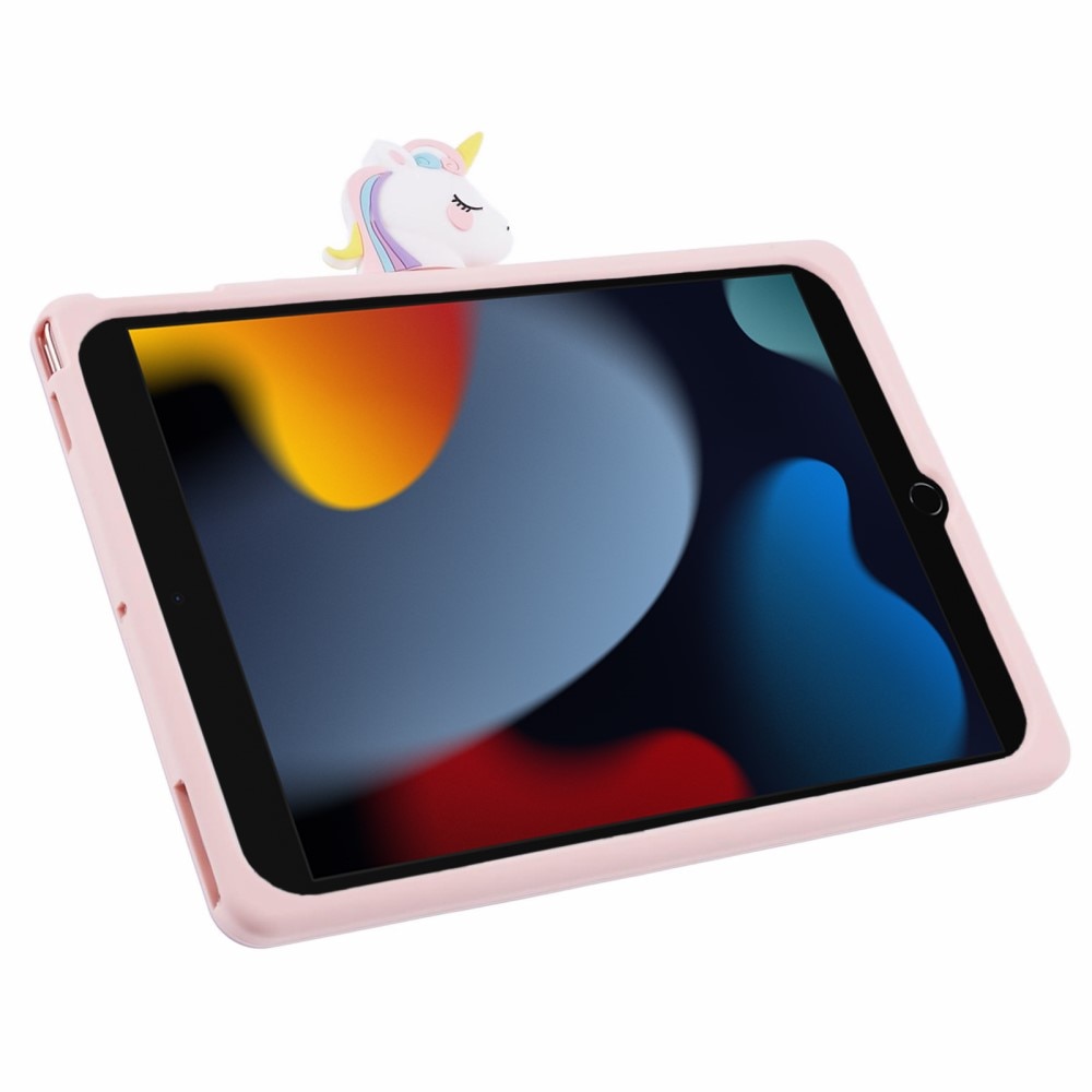 Funda con soporte Unicornio iPad 10.2 9th Gen (2021) rosado