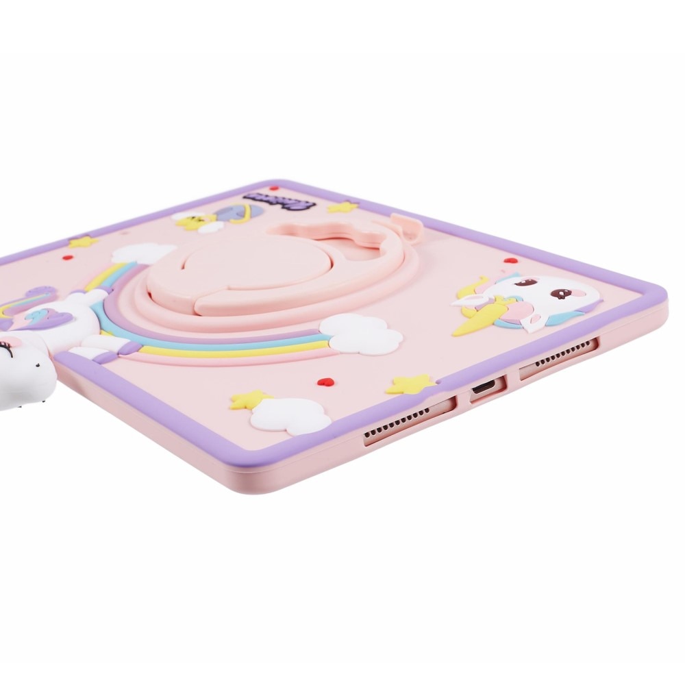 Funda con soporte Unicornio iPad 10.2 8th Gen (2020) rosado