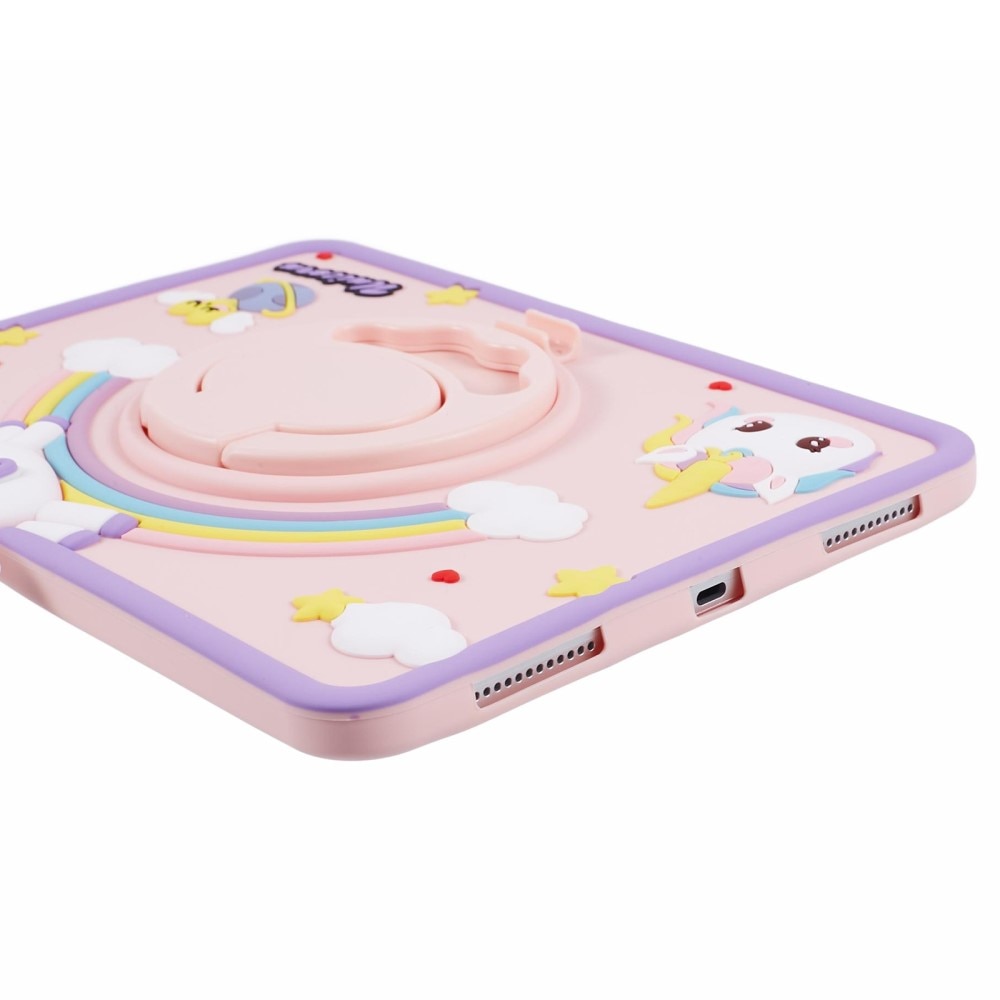 Funda con soporte Unicornio iPad 10.9 10th Gen (2022) rosado