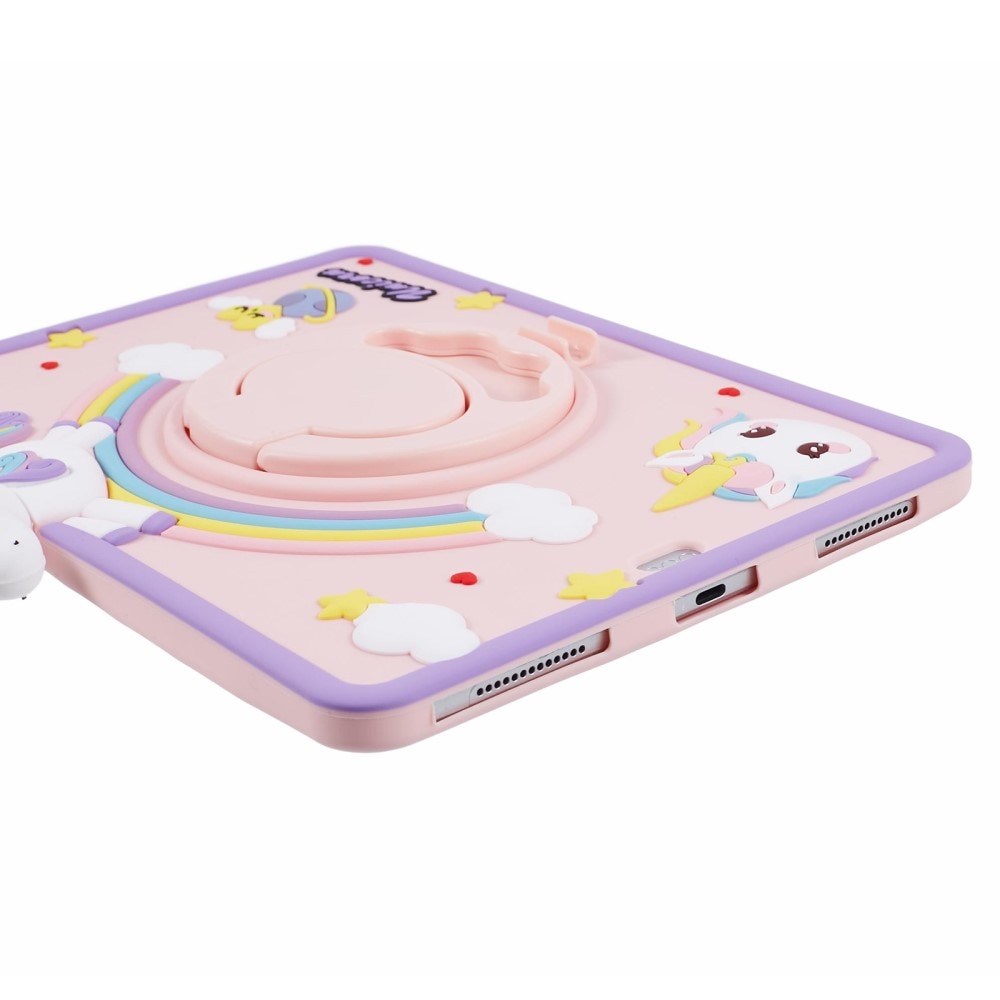 Funda con soporte Unicornio iPad Air 10.9 5th Gen (2022) rosado