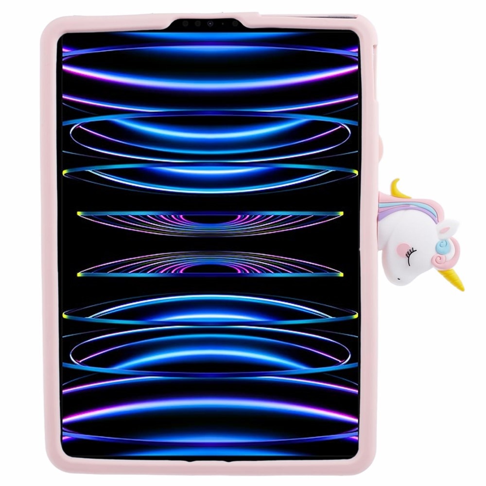 Funda con soporte Unicornio iPad Air 10.9 4th Gen (2020) rosado