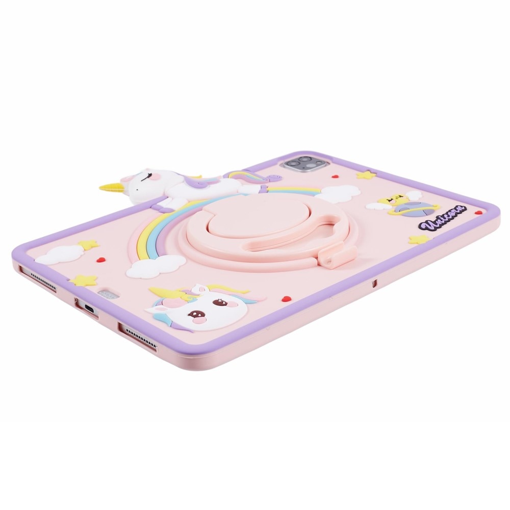 Funda con soporte Unicornio iPad Pro 11 2nd Gen (2020) rosado