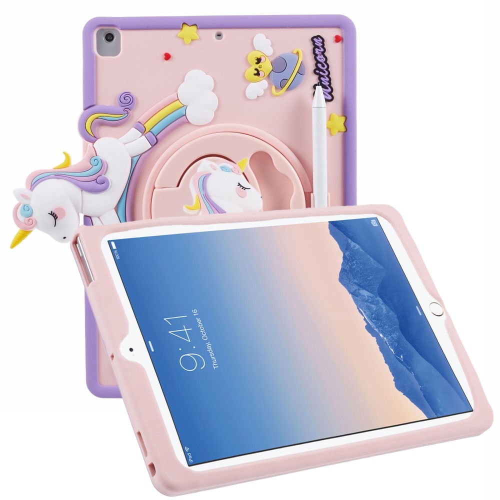 Funda con soporte Unicornio iPad Air 9.7 1st Gen (2013) rosado