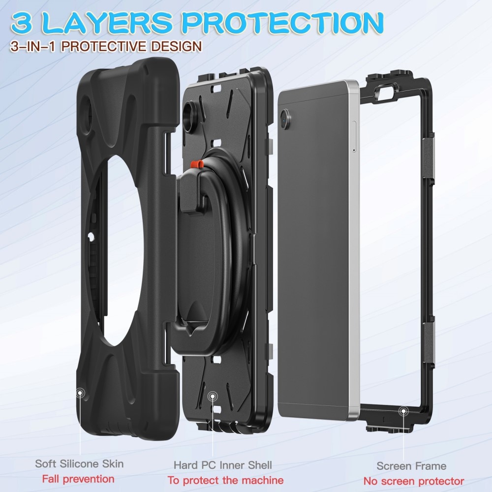 Kickstand Hybrid Case Samsung Galaxy Tab A9 Black