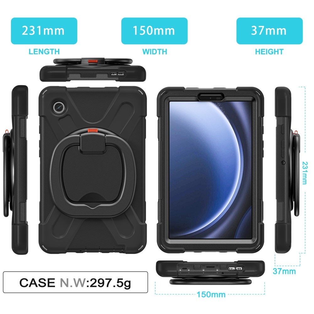 Kickstand Hybrid Case Samsung Galaxy Tab A9 Black
