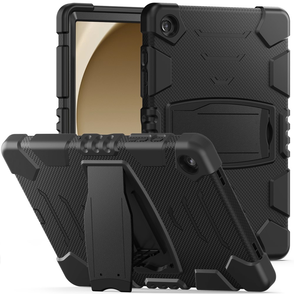 Funda híbrida a prueba de golpes con soporte Samsung Galaxy Tab A9 Plus negro