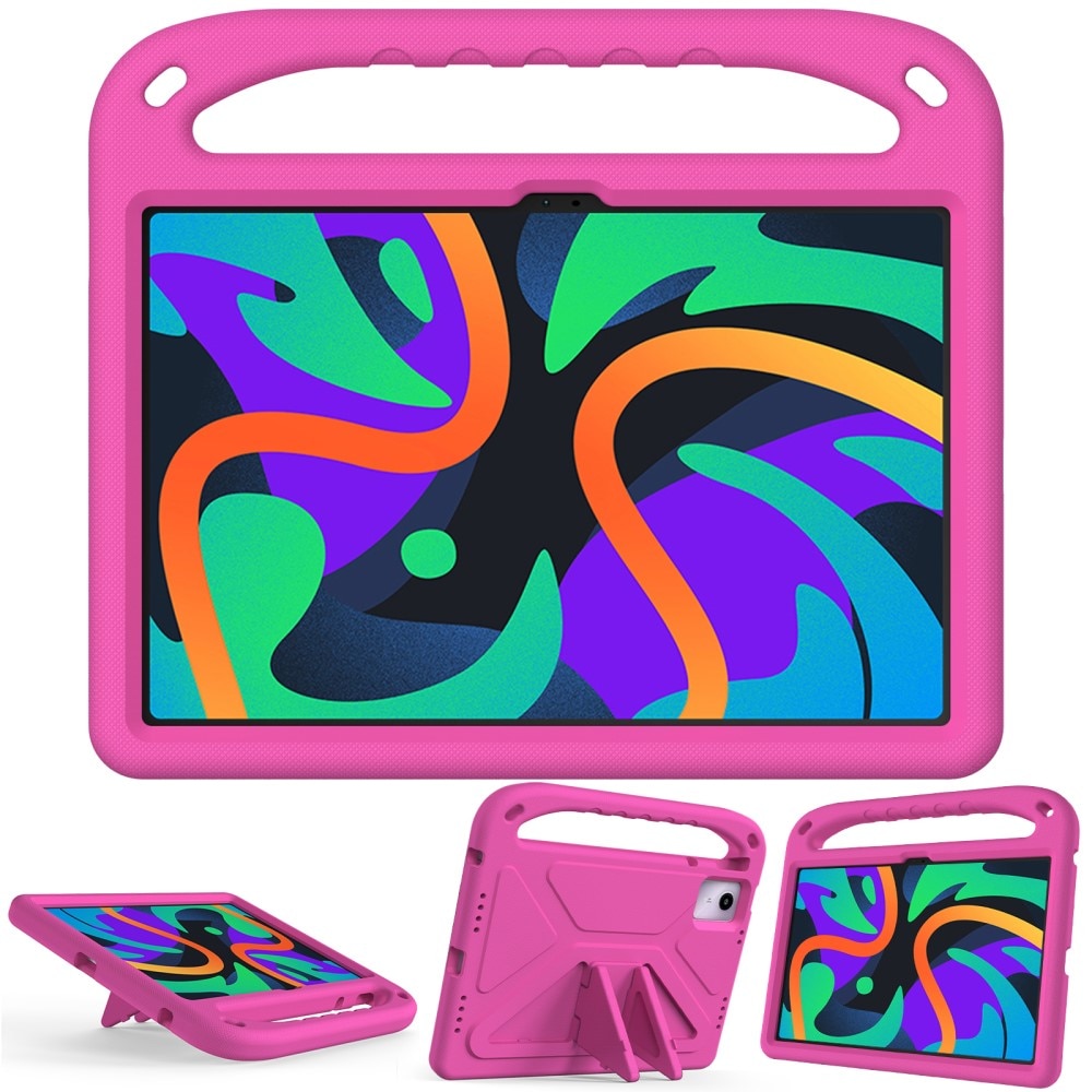 Funda EVA con asa para niños para Lenovo Tab M11 rosado