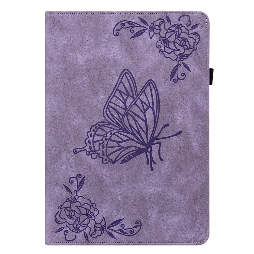 Funda de cuero con mariposas  Lenovo Tab M11 Púrpura