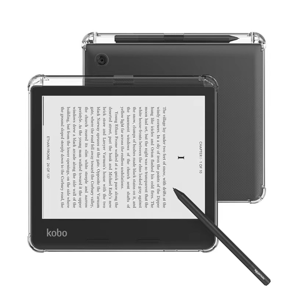 Funda con portalápices Kobo Sage transparente