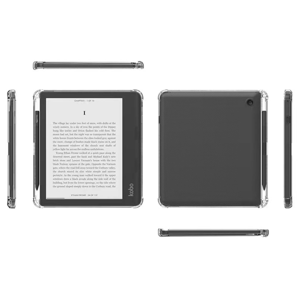 Funda con portalápices Kobo Sage transparente