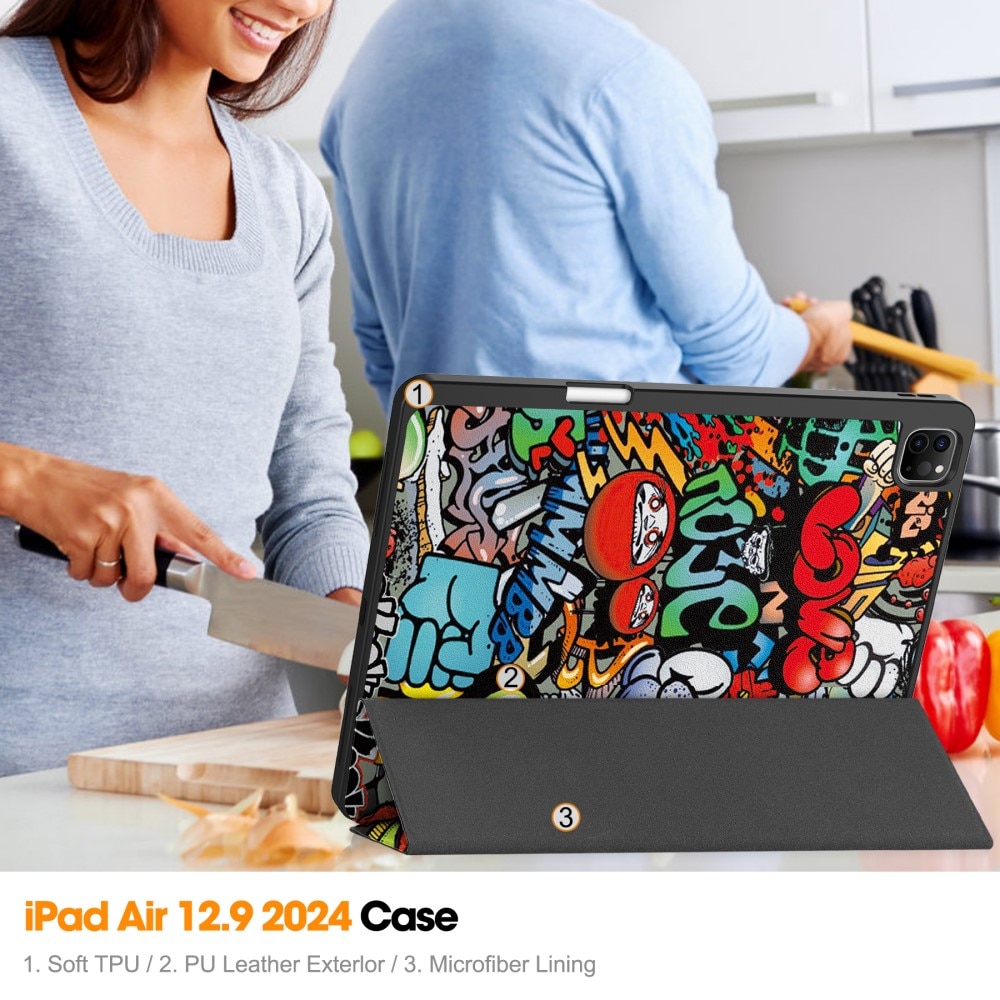 Funda Tri-Fold iPad Air 13 (2024) Pintada