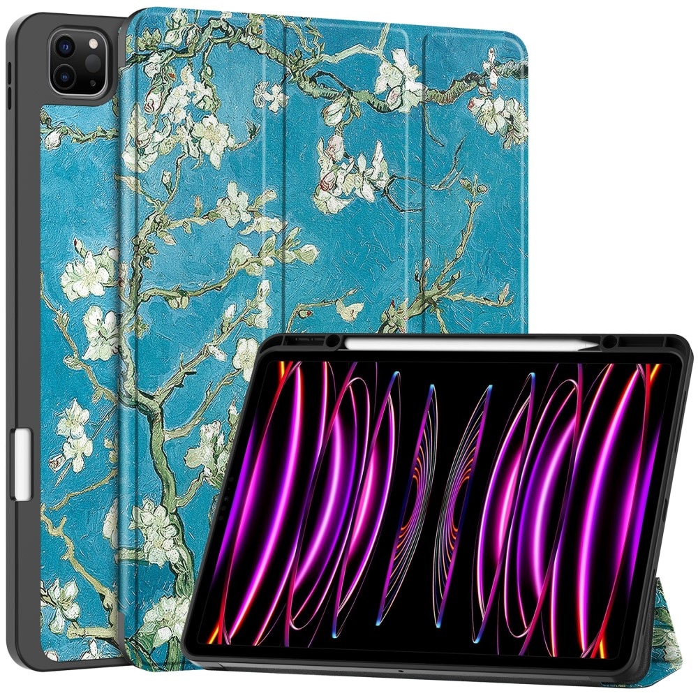 Funda Tri-Fold iPad Air 12.9 (2024) Flores de cerezo