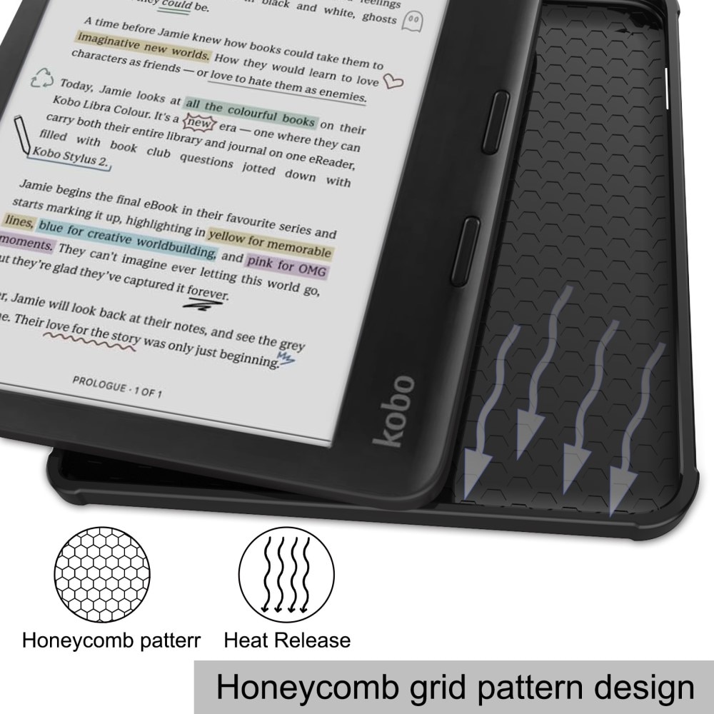 Funda Origami Kobo Libra Colour negro