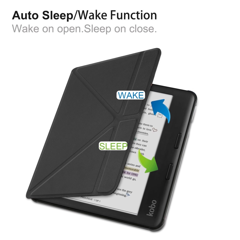 Funda Origami Kobo Libra Colour negro