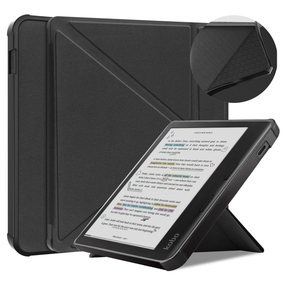 Funda Origami Kobo Libra Colour negro