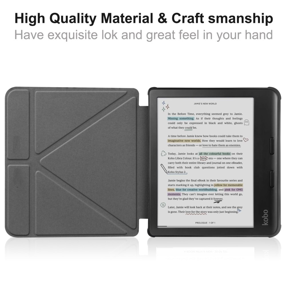 Funda Origami Kobo Libra Colour negro