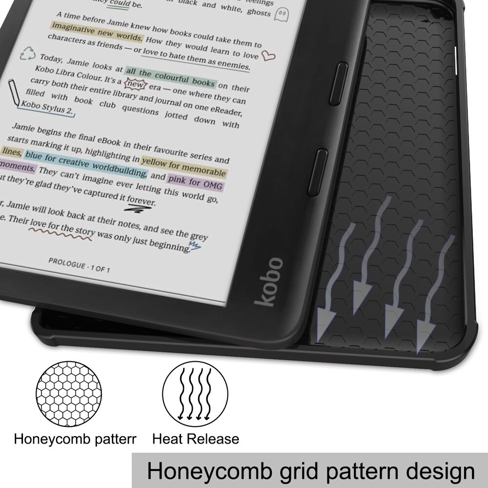 Funda Kobo Libra Colour negro