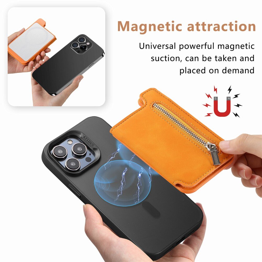 MagSafe RFID tarjetero con soporte Naranja