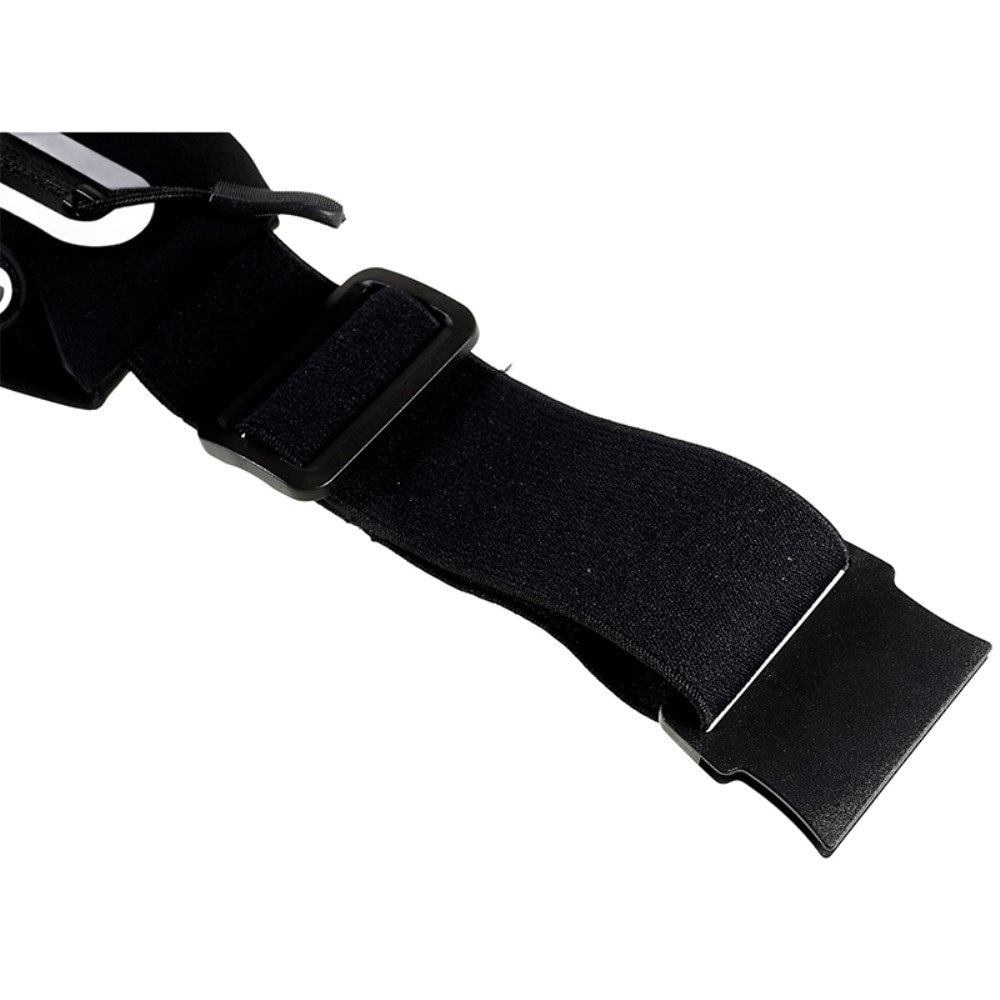 Cinturón deportivo con dos bolsillos negro