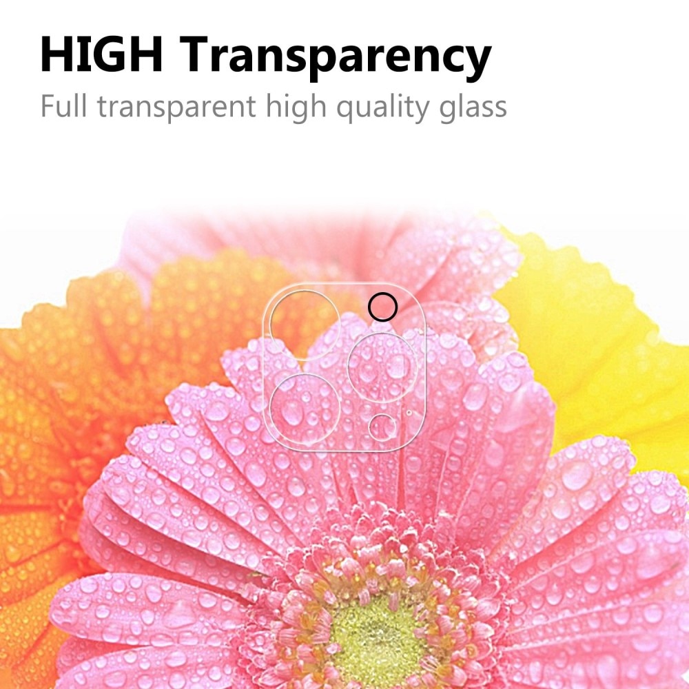 Protector de lente cámara de cristal templado iPhone 14 Pro Max Transparente