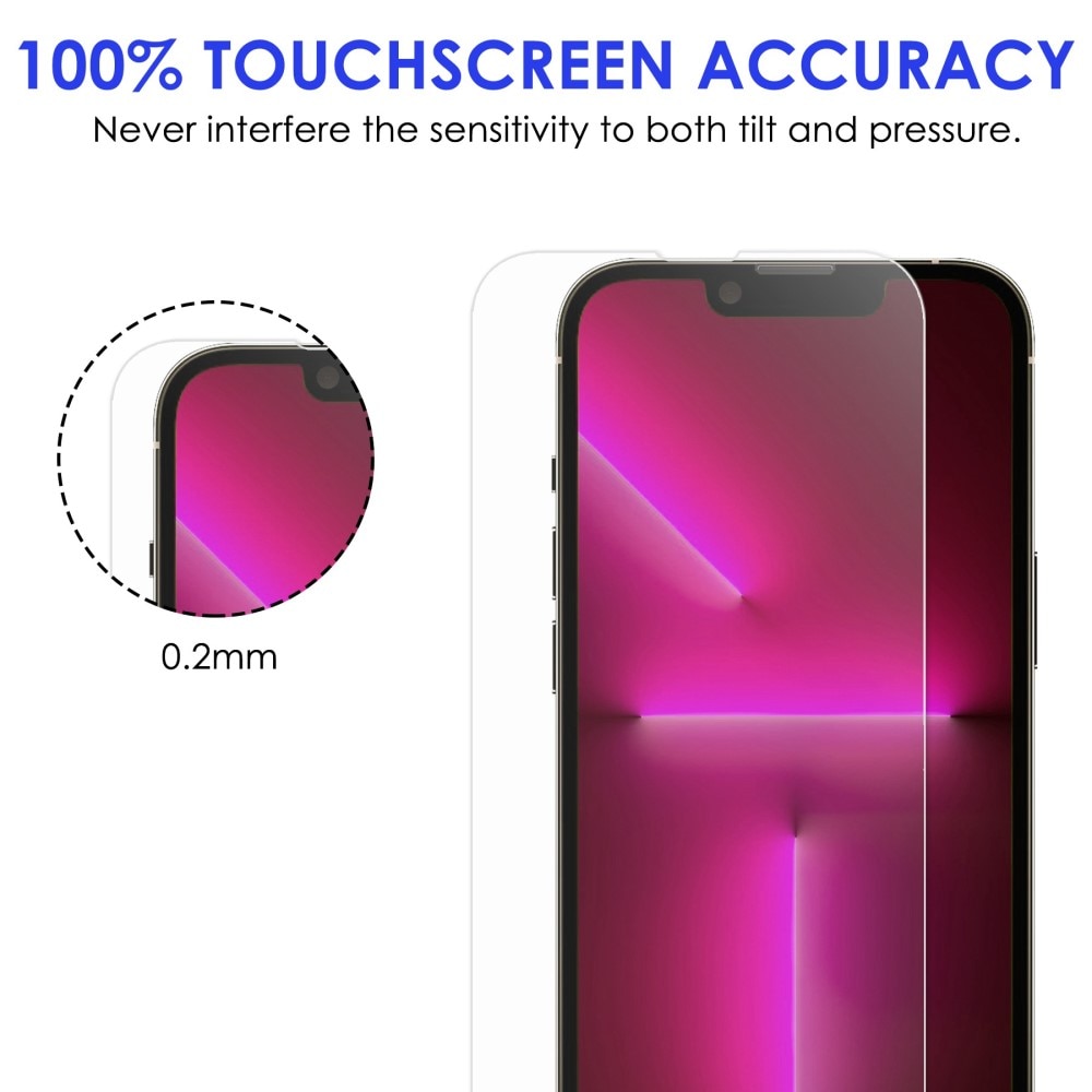 Protector de cámara y pantalla de cristal templado iPhone 14 Pro Transparente