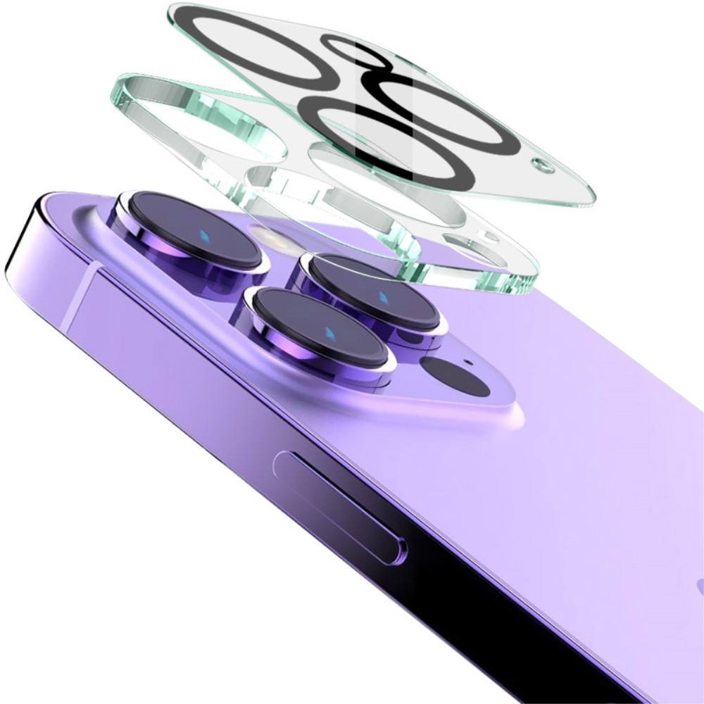 Cubre objetivo de cristal templado de 0,2mm iPhone 16 Pro Max Transparente