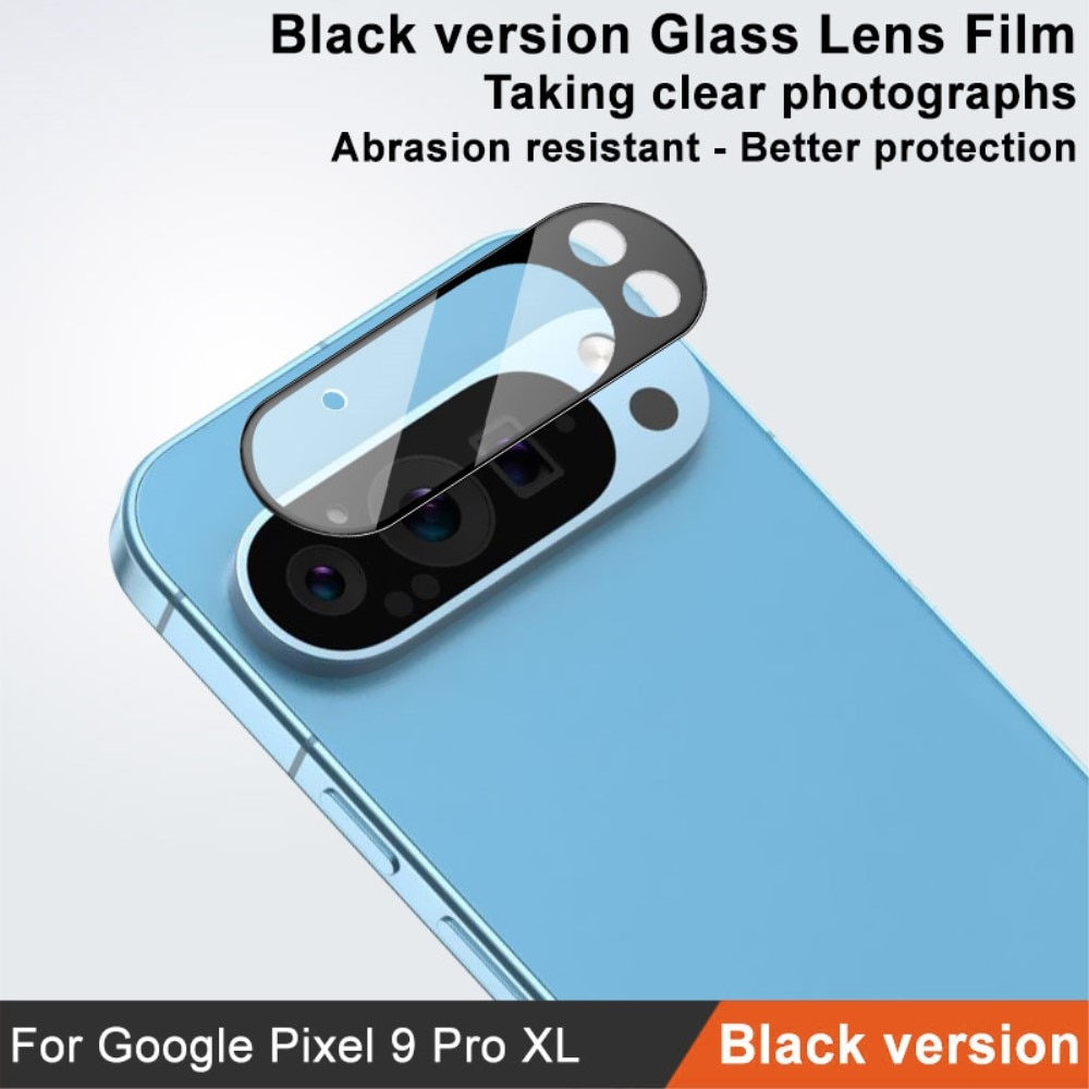 Cubre objetivo de cristal templado de 0,2mm Google Pixel 9 Pro XL Negro