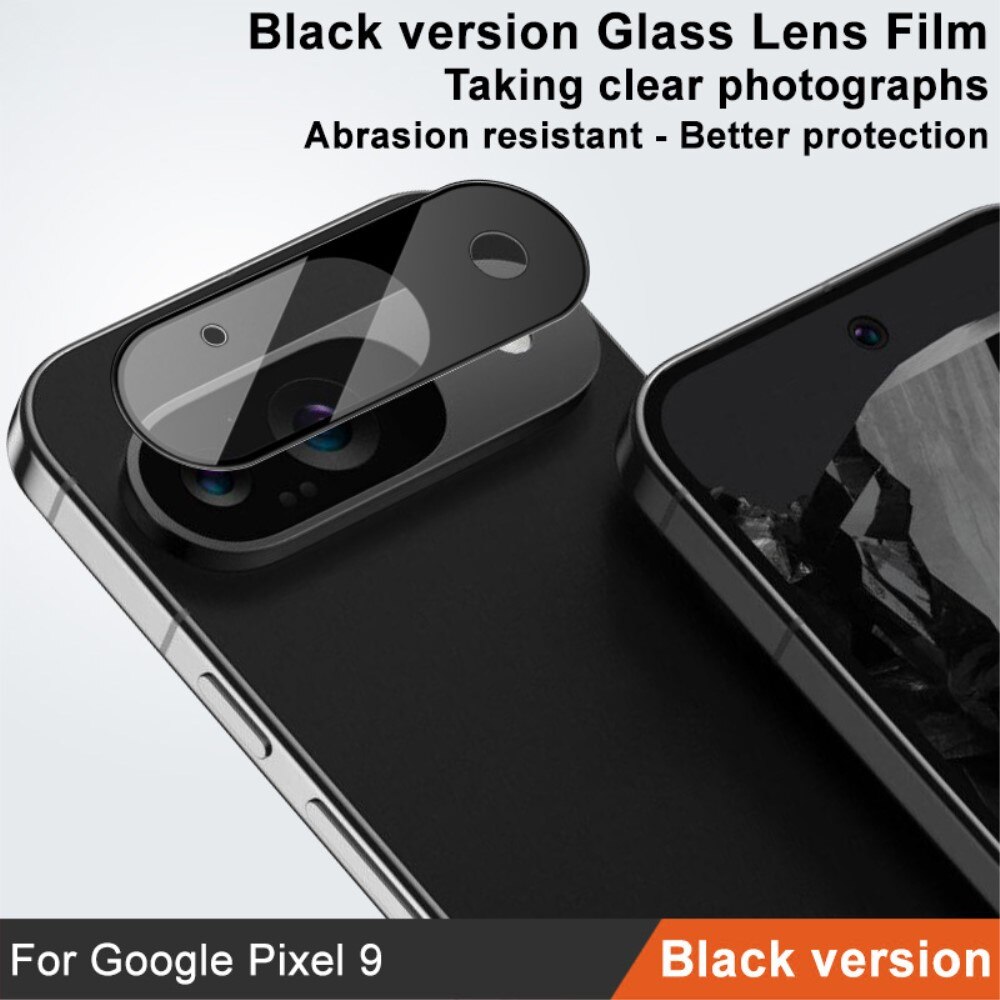 Cubre objetivo de cristal templado de 0,2mm Google Pixel 9 Negro