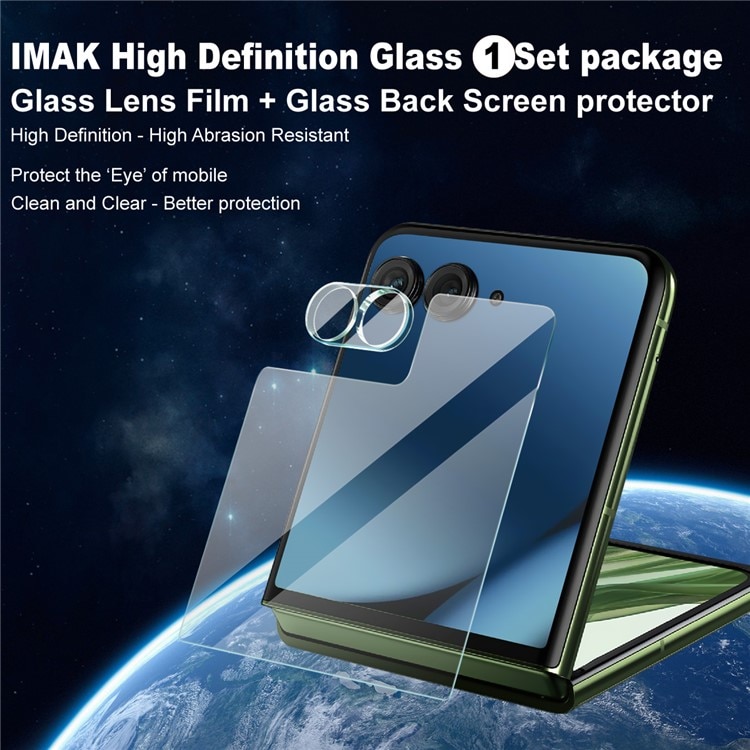 Protector Pantalla Exterior y Cubre objetivo Motorola Razr 60 Ultra Transparente