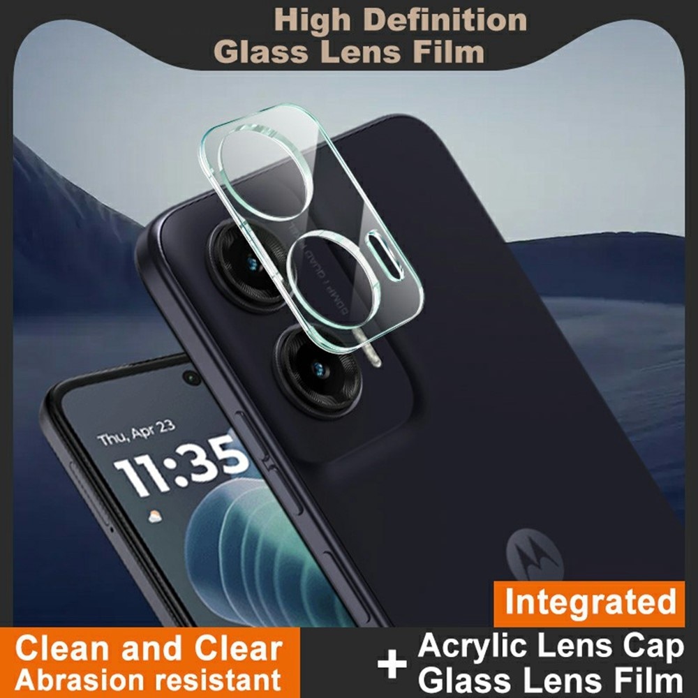 Cubre objetivo de cristal templado de 0,2mm Motorola Moto G35 Transparente